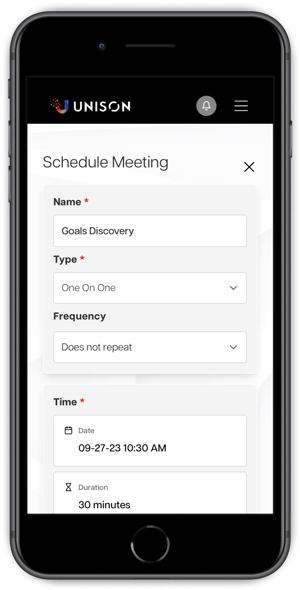 Mockup - Meetings Mockup - Meetings